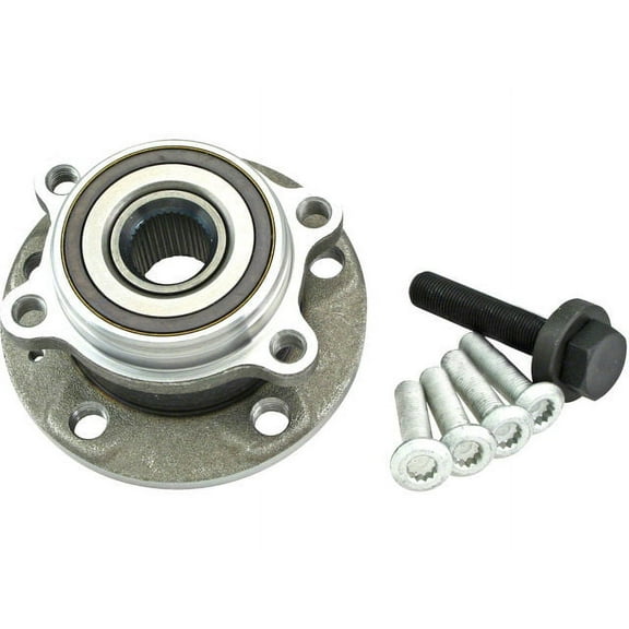 Front Wheel Hub Assembly - Compatible with 2007 - 2016 Volkswagen Eos 2008 2009 2010 2011 2012 2013 2014 2015