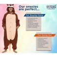 thumbnail image 5 of SAILING Disfraz de Halloween para adultos - Animal y criatura marina - Traje de cosplay de felpa de una pieza para adultos, mujeres y hombres Funziez!, 5 of 5