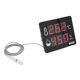 thumbnail image 3 of Sensor de temperatura y humedad Indicador LED de monitor digital Medidor LX905‑C Enchufe estadounidense 100‑240 V, 3 of 9