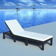 thumbnail image 5 of vidaXL Patio Lounge Chair with Cushion and Adjustable Backrest Poly Rattan, 5 of 19