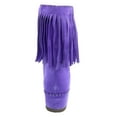 thumbnail image 4 of Daniela Fargion Violet Suede  Mid Calf Low Wedge Heel Boots-11 for Womens, 4 of 4