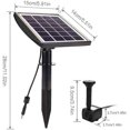 thumbnail image 4 of Solar Energy Fountain Ground Plug-in Fountain Solar Split Belt Line Fountain Rockery Water Fountain_Perfect Gift, 4 of 5