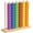 B, variant on Chanana Wooden Color Sorting Stacking Bead, Rainbow Rings Game, Wooden Sorting & Stacking Toys for Toddlers, Color Recognition Sensory Educational for Kids