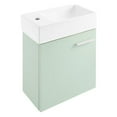 thumbnail image 2 of Colmer 18" Wall-Mounted Bathroom Vanity in Mint, 2 of 13