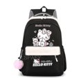 thumbnail image 1 of Cute Hello Kitty Girls Backpack Sweet Soft Large Capacity Student Schoolbag College Students Patchwork Laptop Simple Mochilas, 1 of 5