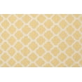 thumbnail image 1 of Ahgly Company Indoor Rectangle Contemporary Chrome Gold Yellow Trellis Area Rugs, 2' x 3', 1 of 6