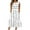 White, variant on Women's Casual Gradient Print Sleeveless Dress with Pockets, Polyester-Spandex, Flattering Fit