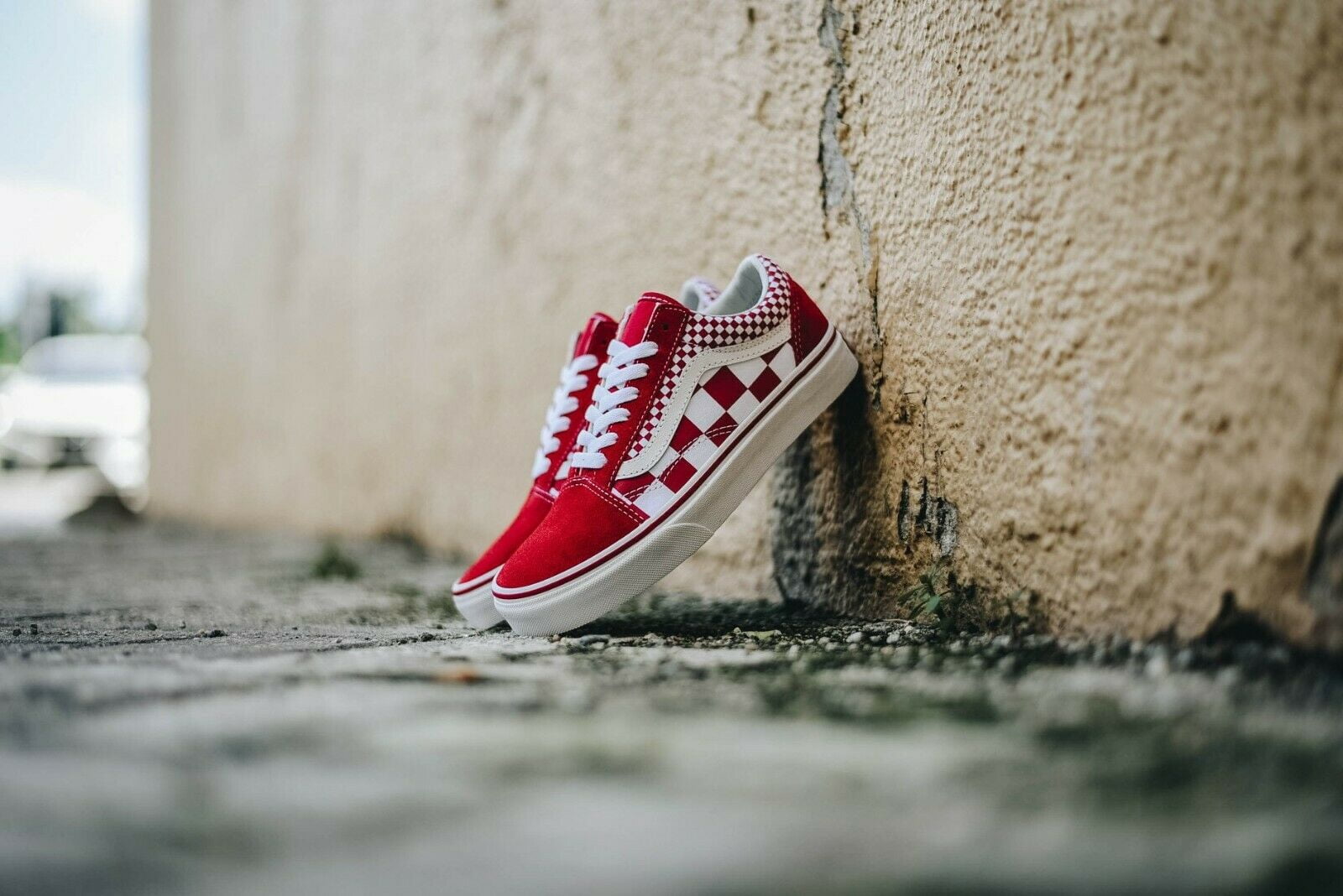 Vans old cheap skool mix checker