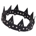 thumbnail image 6 of for Creative Leather Queen Crown Halloween Spiked Tiara Cosplay Carnival Headpie, 6 of 10