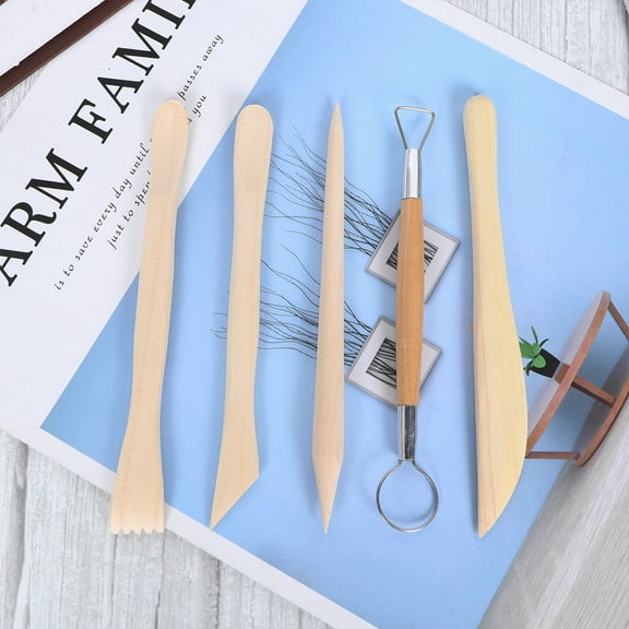 PTOOTP Lightweight Plastic Sculpting Tools Set for Craft, Carving, Clay Modeling, and Art Projects