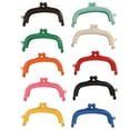 thumbnail image 1 of 10 Pcs Cadre de Fermoir de Sac à Main 85mm Couleurs Assorties Plastique Durable Léger Serrure de Sac à Monnaie pour Couture Artisanat DIY, 1 of 14