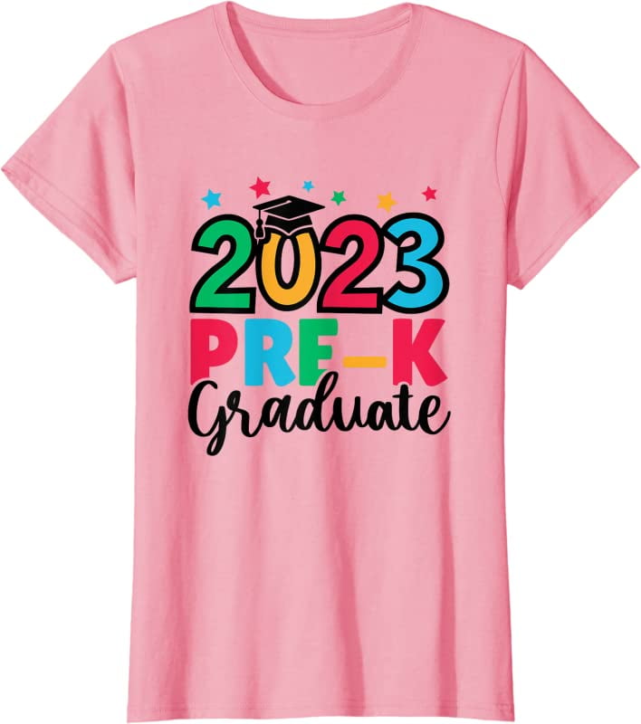Pre-k Graduate Grad Pre-k Graduation 2023 Last Day of School T-Shirt ...