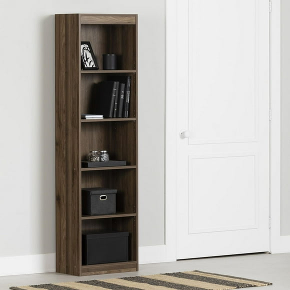 5-Shelf Narrow Bookcase from the collection Axess South Shore