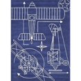 thumbnail image 1 of Momeni Lil Mo Hipster 4' X 6' Contemporary Hand Tufted Rug in Navy, 1 of 2