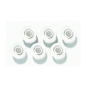 Quartet® Glass Magnets, Circles, Large, 0.45" Diameter, Clear, 6/Pack 85391