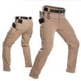 thumbnail image 6 of Lekwk Work Pants for Men Lightweight Quick Dry Baggy Cargo Pants Elastic Waist Lounge Athletic Trousers with Pockets Hiking Gym Sports Activewear, 6 of 7