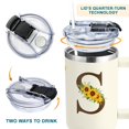 thumbnail image 3 of Vaso SUFAVN con monograma de girasoles, 1,2 L, con asa, 3 of 7