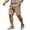 44Khaki222, variant on Distressed Cargo Shorts For Man Casual Summer Work Shorts With Side Pocket Holiday Vacation Stylish Bottom S