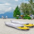 thumbnail image 5 of i COVER 10ft Kayak Cover- Water Proof 600D Heavy Duty Kayak/Canoe Cover Fits Kayak or Canoe up to 10ft Long and Beam Width up to 27in, Grey, 5 of 12