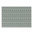thumbnail image 1 of Ethnic Cutting Board, Antique Detailed Borders National Cultural Ornament Pattern, Decorative Tempered Glass Cutting and Serving Board, Small Size, Eggshell and Blue, by Ambesonne, 1 of 1