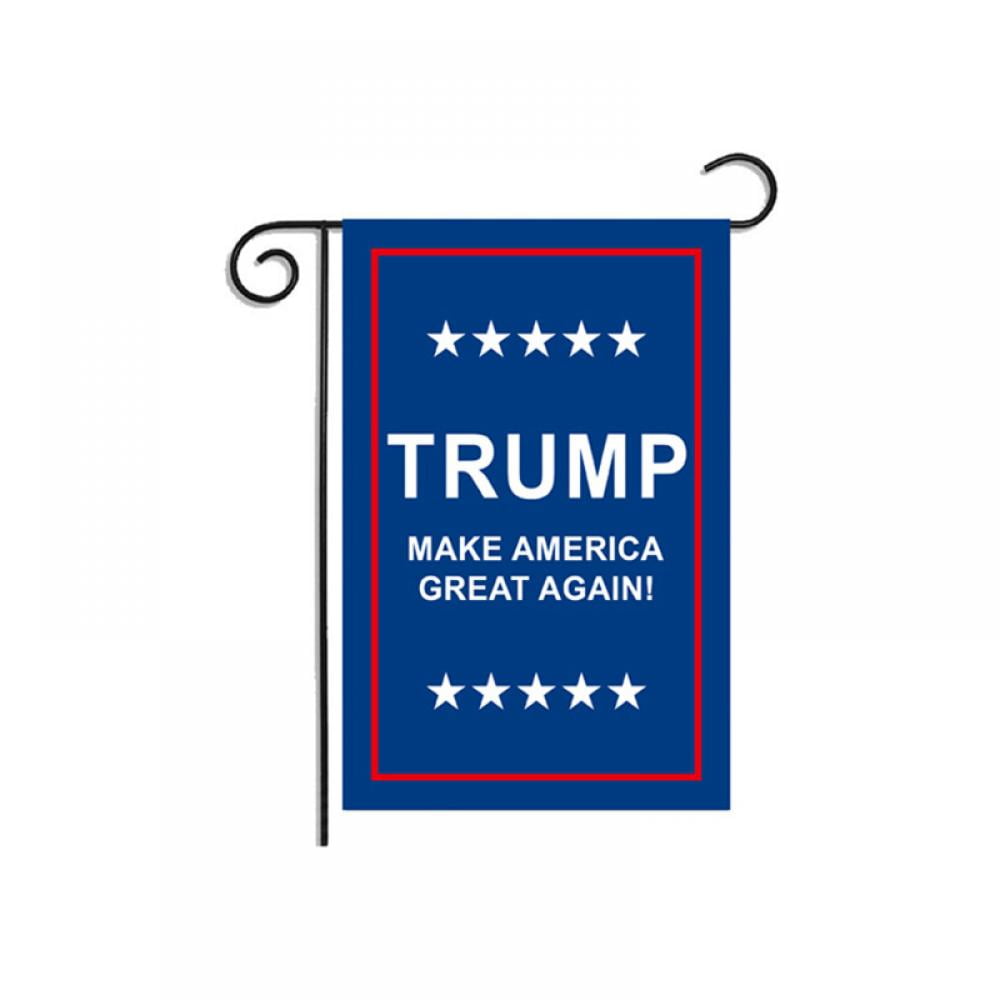 Donald Trump 2020 Flag President NO More Bullshit Make Keep America Great Again 