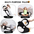 thumbnail image 3 of Almohada corporal de peluche HAIJUNYA Penguins 36 cm, 3 of 9