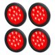 thumbnail image 1 of 4uds 4" 12 LED Rojo Remolque Luz Barra Impermeable Camión ID Bar, 1 of 1