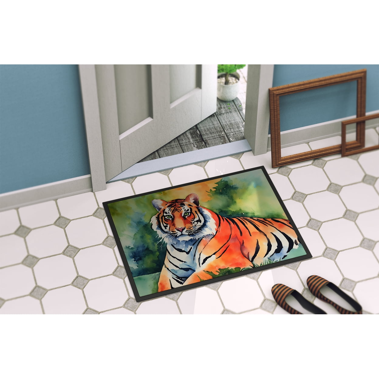 Carolines Treasures DAC2882MAT 18 x 27 in. Bengal Tiger Doormat