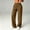 Coffee, variant on Vrorvz Elastic Waist Sweatpants for Women Straight Leg Pant Solid Color Casual Soft Sweatpant with Pockets