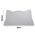 thumbnail image 2 of Cat Food Mat, Silicone Waterproof Non Slip Pet Mat, Raised Edge Cat Feeding Mat, 2 of 5