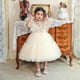 thumbnail image 2 of Vestidos de novia de lentejuelas para niñas pequeñas, tul para cumpleaños, fiesta elegante, tutú, vestido de graduación, 1-6 años, vestido de princesa para niños 4T (Etiqueta 110) Gao Jinjia LED, 2 of 2