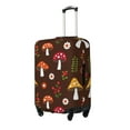 thumbnail image 2 of Uemuo Woodland Mushroom with Flowers and Berries Printed Washable Luggage Cover - Fashion Suitcase Protector Fits 18-32 Inch Luggage -, 2 of 9