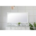 thumbnail image 3 of Aqua rectangle vanity mirror 72 inch in White, 3 of 9