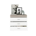 thumbnail image 2 of Melia Three Drawer Dresser, Superior Top, Metal Hardware Black, 2 of 12