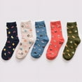 thumbnail image 3 of NIBOLOG Unisex Fashion Cartoon Food Sushi Fruit Pattern Short Tube Cotton Blend Socks, 3 of 8