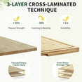 thumbnail image 4 of Bamboo Cutting Board,Extra Large Wooden Cutting Boards for Kitchen,Chopping Board with Deep Juice Grooves & Handles,Cutting Board for Chopping & Serving,24"x18", 4 of 8