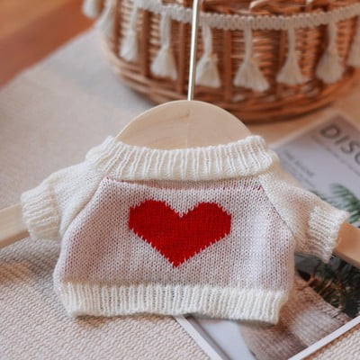 Ropa de algodón para muñecas de 20 cm, suéter de repuesto para muñecas, osito de peluche, ropa para muñecas