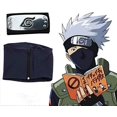 thumbnail image 4 of Naruto Cosplay Diadema Kakashi Cosplay Máscara Velo con Ninja Props Kunai Juguete de plástico Anime japonés Accesorios Azul Adepaton WMCH-246, 4 of 5