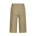 thumbnail image 3 of Brown Womens Sweatpants Shorts for Women Trendy 2025 Casual Summer High Waisted Chino Shorts Straight Leg Hiking Vacation Outfits Casual Pants Women, 3 of 5