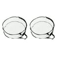 thumbnail image 2 of Conteneur de Rangement pour Couronne, Sac de Rangement Portable Rond Transparent en PVC pour Garage pour Noël 2 Pcs, 2 of 7