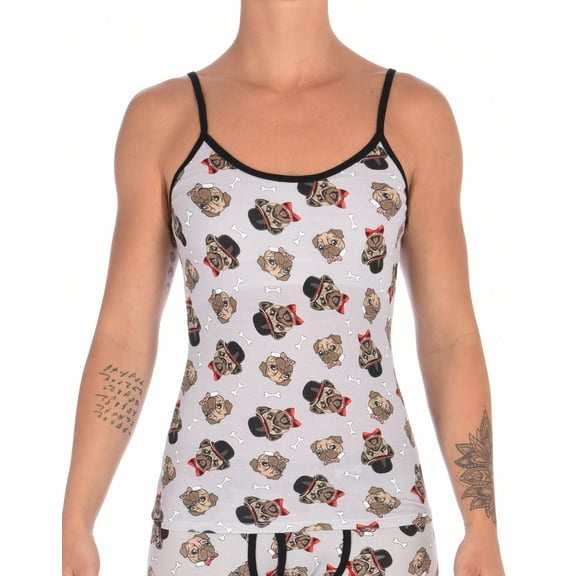 Ginch Gonch Women's Pug Life Cami Medium