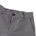 thumbnail image 6 of Cathalem Boys School Uniform Stretch Performance Shorts Grey, 6 of 9