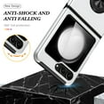 thumbnail image 4 of Nalacover Case for Samsung Galaxy Z Flip5 Magnetic Ring Holder Kickstand Cover, Heavy Duty Rugged PC + TPU Shockproof Lens Protection Phone Case for Samsung Galaxy Z Flip5, Silver, 4 of 7