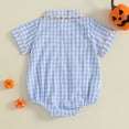 thumbnail image 5 of Newborn Halloween Outfit Girl Boy Pumpkin Bubble Romper Baby Girl Boy Outfits, 5 of 5
