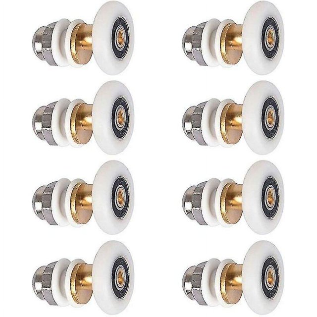 Rueda giratoria para puerta de ducha YONGSHENG 8 Uds 25mm