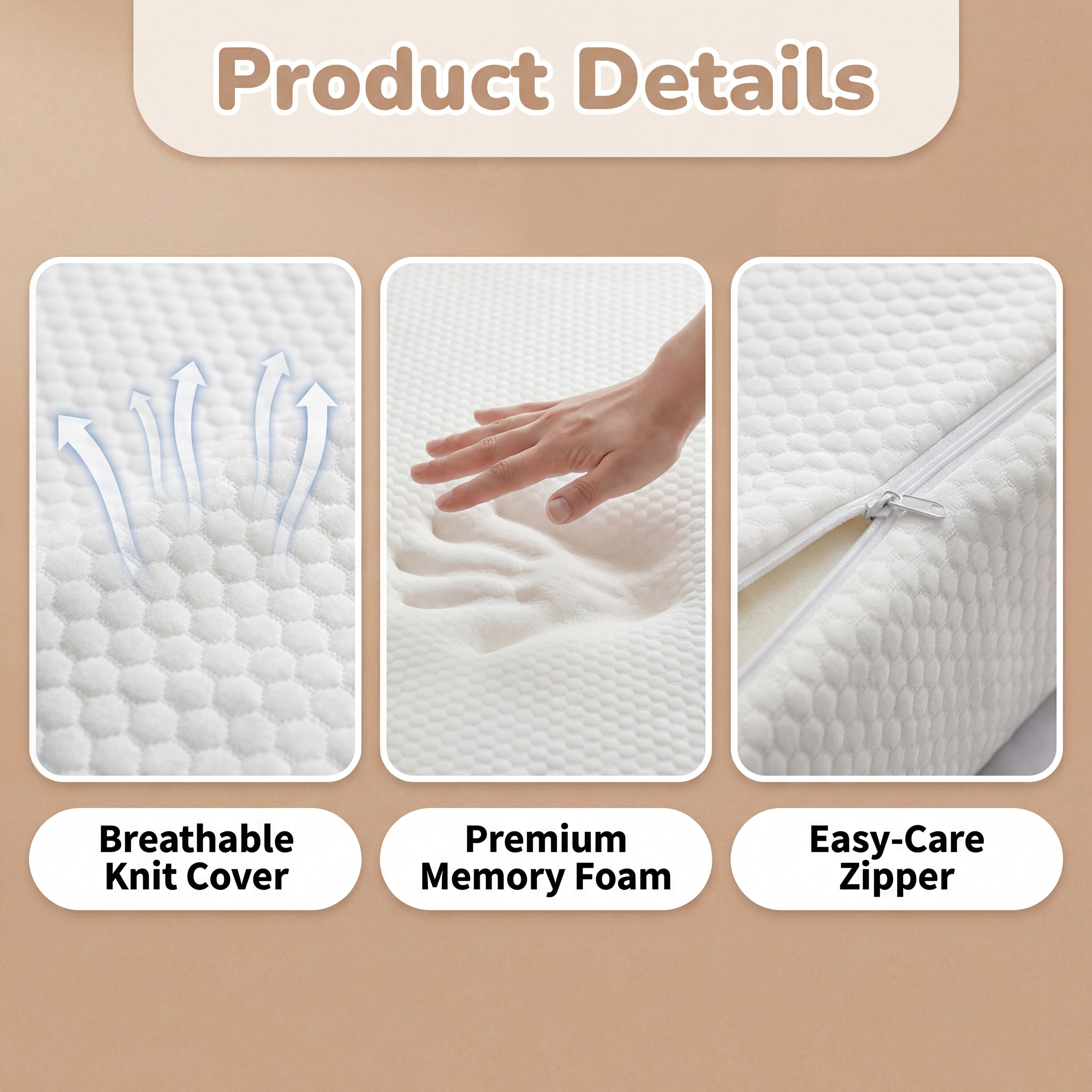 Gexpusm 5 Twin-XL Mattress,Memory Foam Mattress in a Box,Medium Firm,Pressure Relief