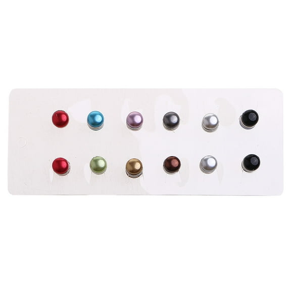 URTERYSER Strong Metal Plating Magnetic Hijab Clip Safe Hijab Brooch Luxury Accessory No Hole Pins Brooch Magnet for Scarf Mixed Color