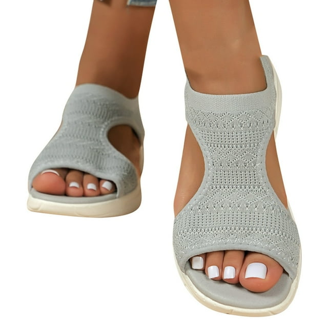 Sandales pour Femmes 2025 Sandales Compensées pour Femmes Sandales en Mousse pour Femmes Habillées Confortables d'Été Sandales à Plateforme et Sandales Femmes Décontractées Robe Sandale Sandales Femmes Sandales Femmes à Deux Brides