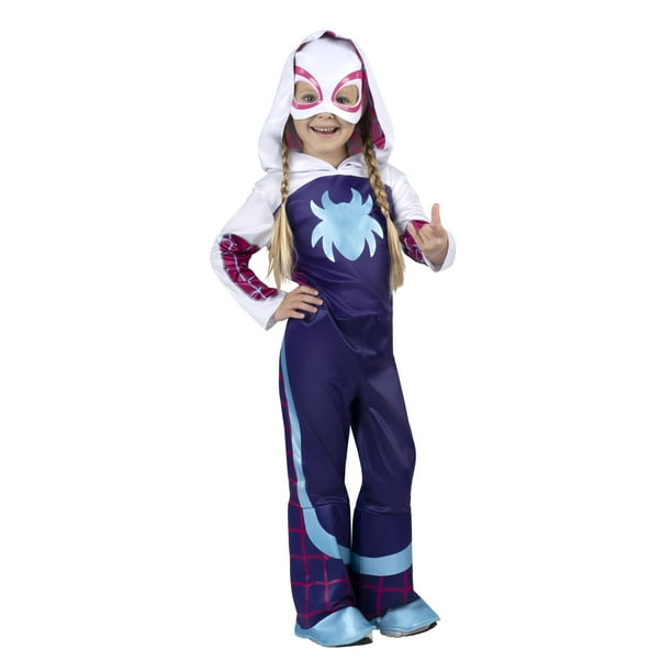 Disfraz Jazwares Marvel Ghost-Spider para niños de 3 a 4 años para Halloween