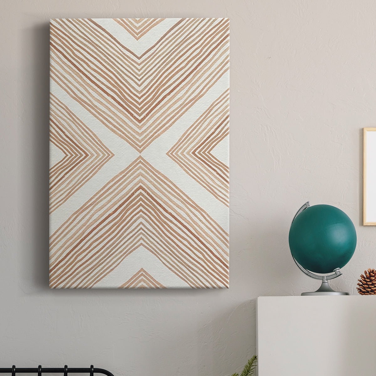Diametric Clementine II Premium Gallery Wrapped Canvas - Ready to Hang